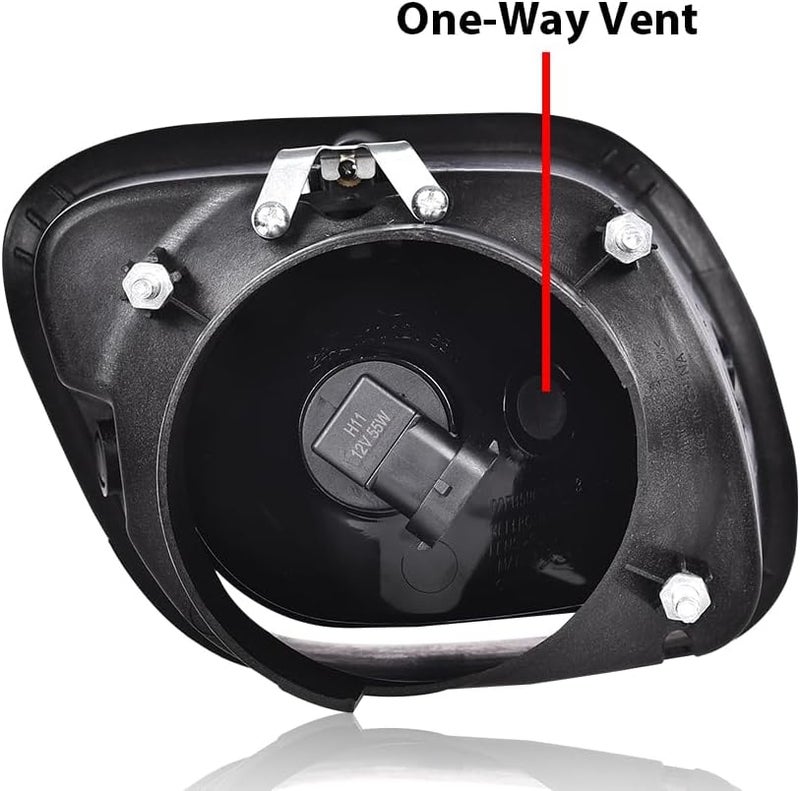 DOTCOM Front Fog Lights Lamps Replacement Pair Compatible with Freightliner 2017 Cascadia/2009-2016 Cascadia 113/2008-2016 Cascadia 125,Left Right A0651908001 FL2593102 A0651908000 FL2592102 - Image 3